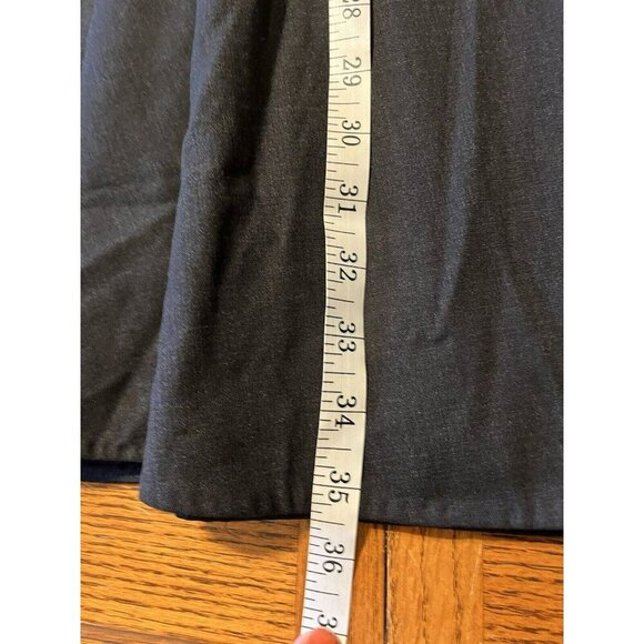 Vtg Anne Klein Skirt 14 Black Gray Wool Blend Maxi Classic Amish Conservative - Picture 10 of 12